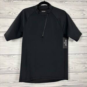 RHÔNE Men’s Black Freeride RashGuard NWT